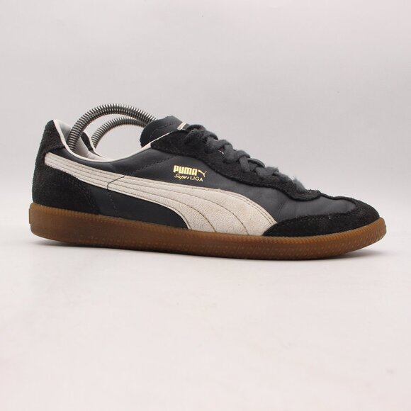 Puma Super Liga OG Retro Gum Sole Men's US 8.5 Navy White Comfort Walk Athlete - Picture 1 of 10